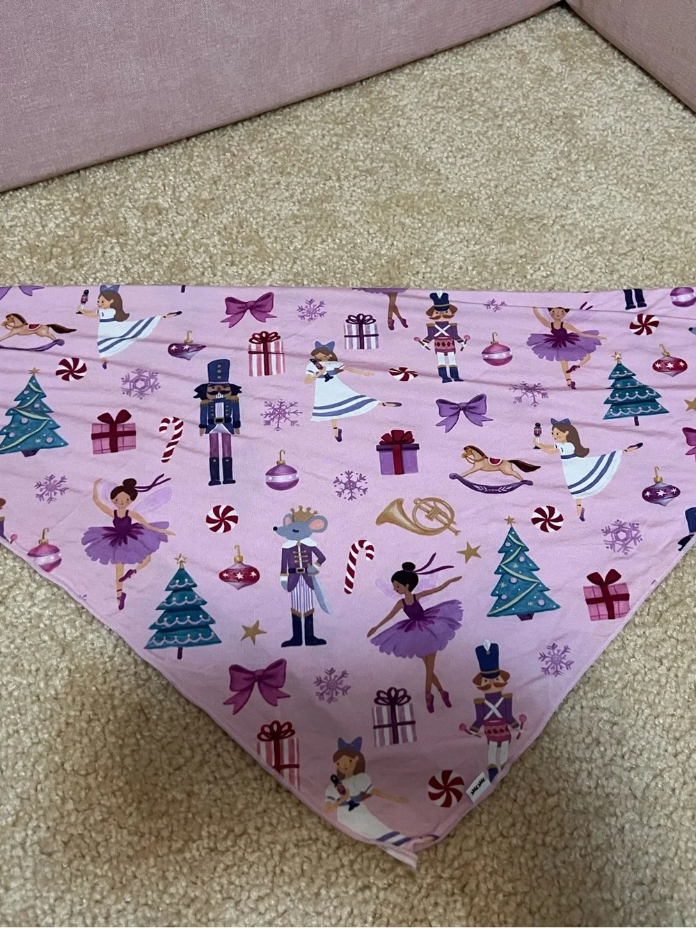 Little Sleepies Nutcracker Ballet Pet Bandana M/L NWOT Retired